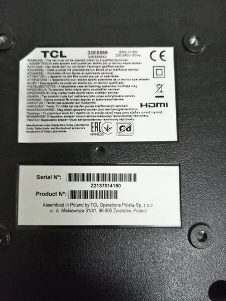 Televizor smart TCL ca nou Urgent